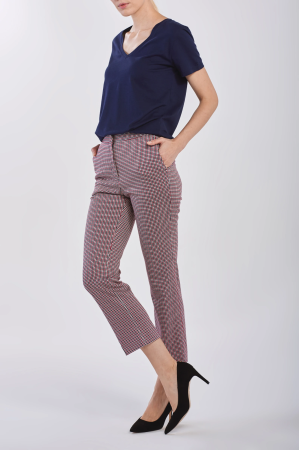 PREPPY CHECK CIGARETTE PANT 4150122
