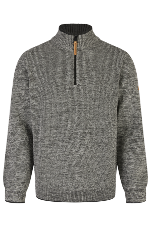 Мужской свитер Camel Active Knit 1/1 Troyer 409585-8K06, серый