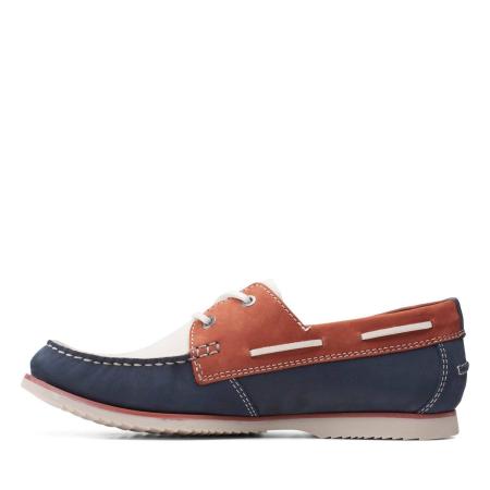 Мужские топсайдеры Clarks Noonan Lace 26160222, синие