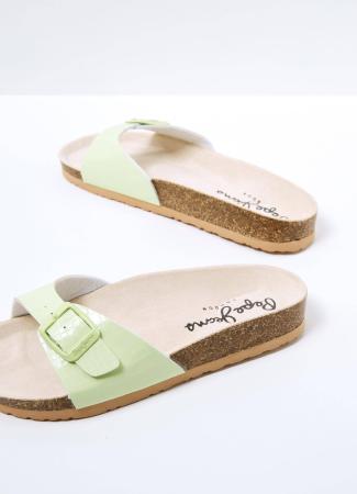 Женские сланцы Pepe Jeans London OBAN CROC s_PLS90559, зеленые