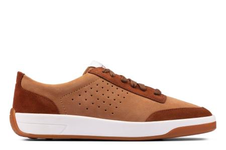 Мужские кеды Clarks Hero Air Lace 26152883, коричневые