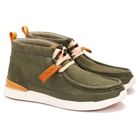 Мужские ботинки Clarks RaceLite Wally 26168346, оливковые