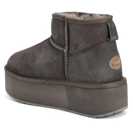 Женские угги EMU Australia Stingers Stinger Micro Flatform W13082, серый