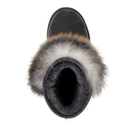 Женские полусапоги из овчины (угги) EMU Australia Stinger Mini Lava W12308, серые Женские полусапоги из овчины (угги) EMU Australia Stinger Mini Lava W12308, серые