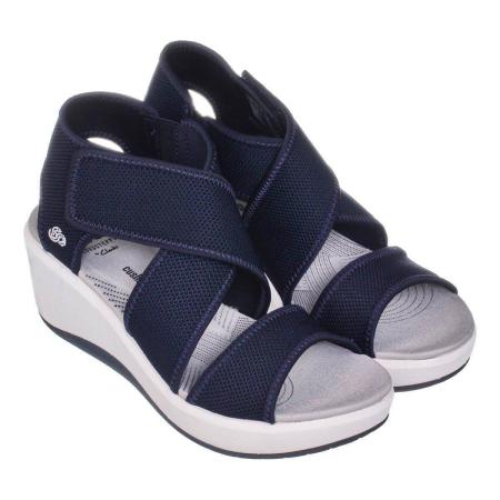 Женские босоножки Clarks Step Cali Palm 26140316, синие