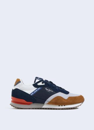 Мужские кроссовки Pepe Jeans London LONDON ONE EDT M PMS30823, коричневые Мужские кроссовки Pepe Jeans London LONDON ONE EDT M PMS30823, коричневые