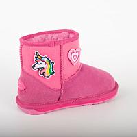 Wallaby Mini Play K12748 - Детские ботинки из овчины (угги) EMU Australia, розовые