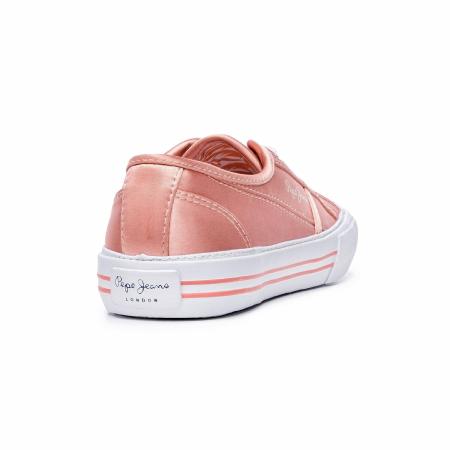 Детские кеды Pepe Jeans London BAKER SATIN PGS30380, розовые