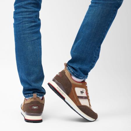 Мужские кроссовки Beverly Hills Polo Club BEVERLY MIX BHM513100, коньячные