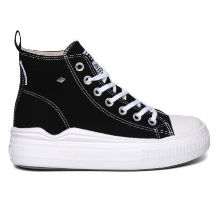 Женские высокие кеды British Knights KAYA FLOW MID B51-3734-01, черные