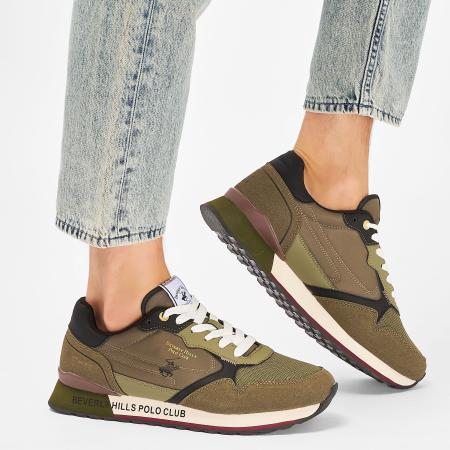 Мужские кроссовки Beverly Hills Polo Club KING POWER MIX BHM523105, хаки