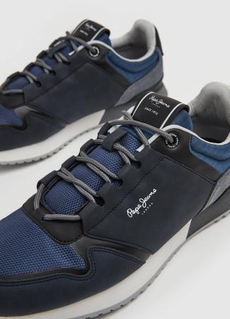 Мужские кроссовки Pepe Jeans London TOUR URBAN 22 PMS30884, синие