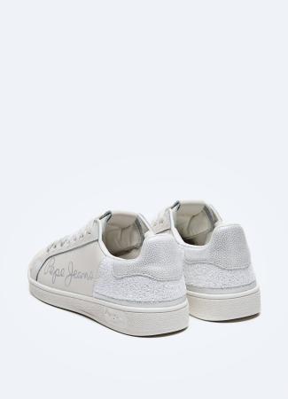 Женщины кеды Pepe Jeans London BROMPTON FUN PLS31133, белые Женщины кеды Pepe Jeans London BROMPTON FUN PLS31133, белые
