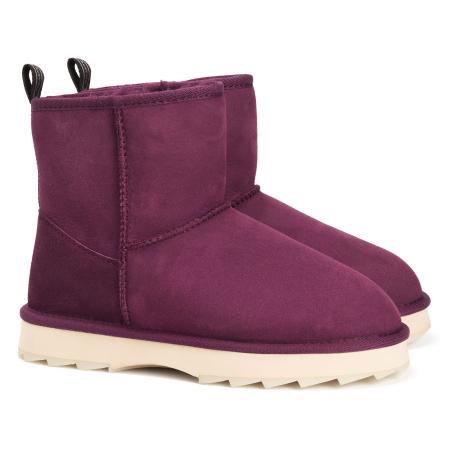 Женские угги EMU Australia Sharky Mini W12434, бордовые Женские угги EMU Australia Sharky Mini W12434, бордовые