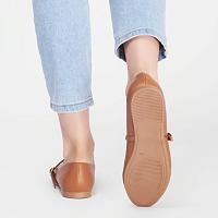 44413100-1000 - Женские балетки Bugatti, коричневые  44413100-1000 - Женские балетки Bugatti, коричневые