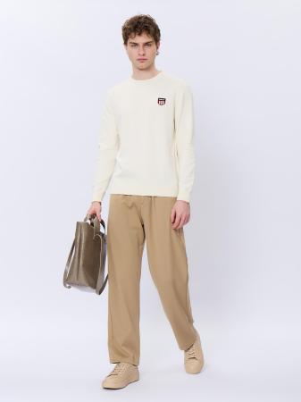Мужской джемпер Gant COTTON C-NECK 8050185, белый