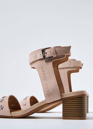 Женские босоножки Pepe Jeans London ROMY ETHNIC PLS90541, розовые