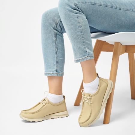 Женские полуботинки Clarks 22205083, бежевые