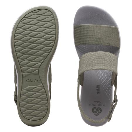 Женские сандалии Clarks Arla Jacory 26141001, оливковые