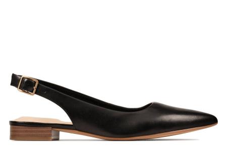 Женские туфли с закрытым мыском/открытой пяткой Clarks Laina15 Sling 26148860, черные