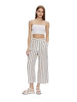 STRIPE LINEN CROPPED WIDE PANT 4150171 - STRIPE LINEN CROPPED WIDE PANT 4150171 STRIPE LINEN CROPPED WIDE PANT 4150171 - STRIPE LINEN CROPPED WIDE PANT 4150171