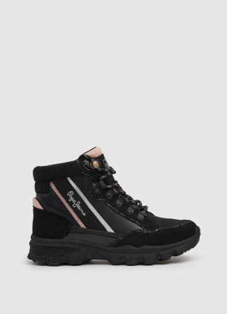 Детские ботинки Pepe Jeans London PEAK BRAND PGS30555, черные