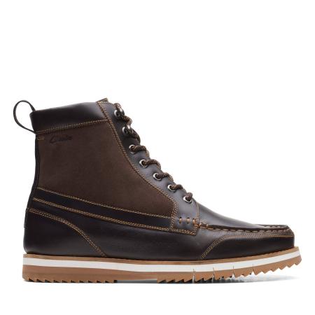 Мужские высокие топсайдеры Clarks Durston Hi 26161959, коричневые