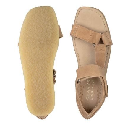 Женские сандалии Clarks Wallabee Sndl 26160258, коричневые Женские сандалии Clarks Wallabee Sndl 26160258, коричневые