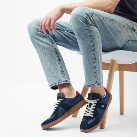 Мужские кеды Beverly Hills Polo Club OXFORD MIX BHM515200, синие