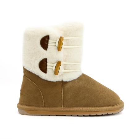 Детские сапоги из овчины (угги) EMU Australia Burnet K12617, коричневые