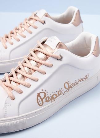 Женские кеды Pepe Jeans London ADAMS PAM PLS31200, белые Женские кеды Pepe Jeans London ADAMS PAM PLS31200, белые