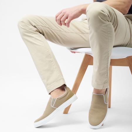 Мужские слипоны GAS DECKER CVS GAM514010, бежевые