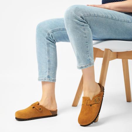 Женские сабо SCHOLL FAE F321981175, коньячные