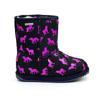 Rainbow Unicorn Brumby K12373 (дет. сапоги из овчи K12373 - Детские полусапоги из овчины (угги) EMU Australia, синие