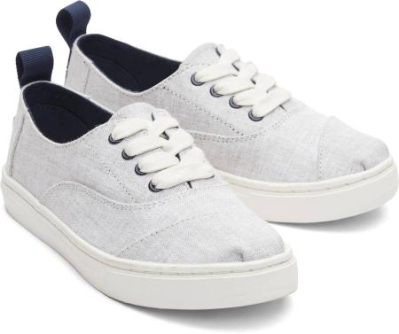 Детские кеды TOMS Cordones Cupsole 10016424, серые Детские кеды TOMS Cordones Cupsole 10016424, серые