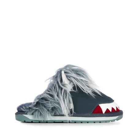 Детские тапочки EMU Australia Monster Slipper K12620, синие