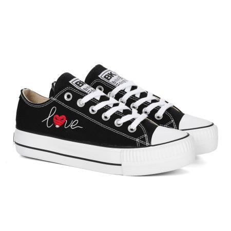 Женские кеды British Knights KAYA LOW B49-3706-02, черные