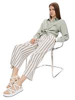 STRIPE LINEN CROPPED WIDE PANT 4150171 - STRIPE LINEN CROPPED WIDE PANT 4150171 STRIPE LINEN CROPPED WIDE PANT 4150171 - STRIPE LINEN CROPPED WIDE PANT 4150171