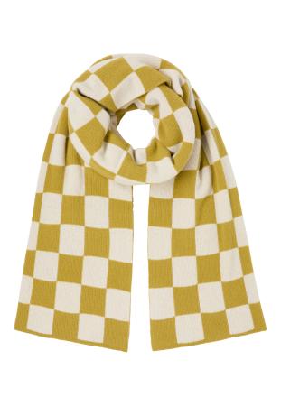 Шарф ETERNA 254-40-LAAS, бело-зеленый