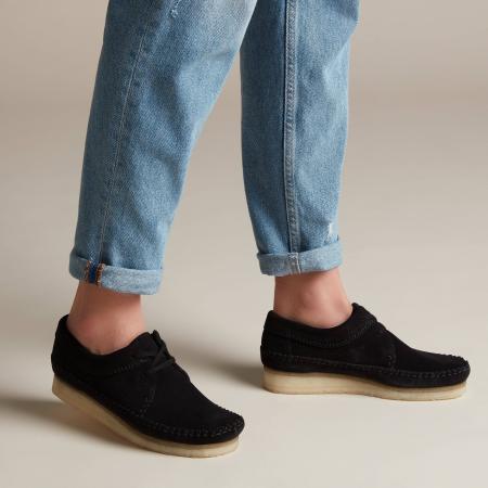 Женские топсайдеры Clarks Weaver. 26134198, черные Женские топсайдеры Clarks Weaver. 26134198, черные