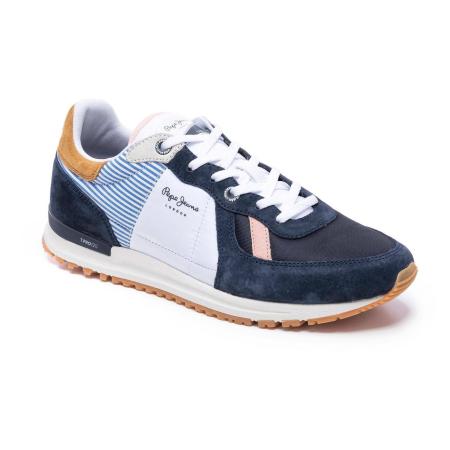 Мужские кроссовки Pepe Jeans London TINKER PRO CAMP SUMMER PMS30510, синие