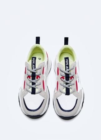 Дети кроссовки Pepe Jeans London MONSTER BOYS PBS30483, белые