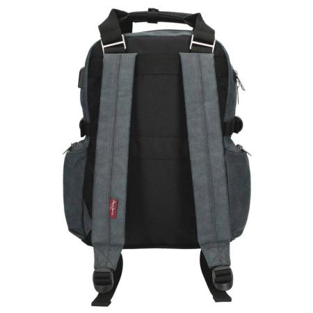 Рюкзак мужской Pepe Jeans Bags ADAP. BACKPACK. PORTAORDENADOR PJL 71423, синий