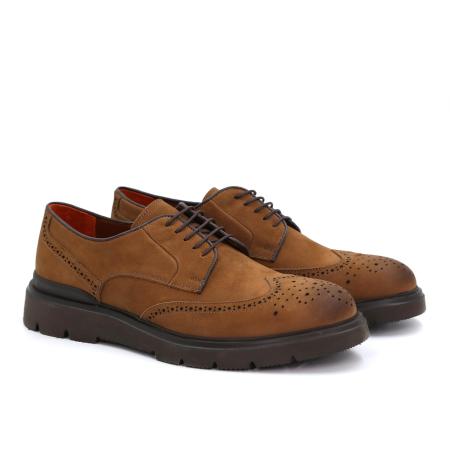 Мужские дерби брогированные Bugatti 33303061-3500, желтые