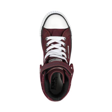 Детские высокие кеды British Knights ROCO B50-3746C-03, бордовые