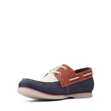 Мужские топсайдеры Clarks Noonan Lace 26160222, синие