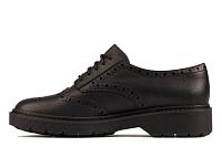 Witcombe Echo 26156088 - Женские дерби брогированные Clarks, черные