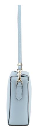 Женская сумка Maison Pourchet Cassetta Leather 77101, голубая