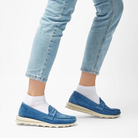 Женские лоферы Clarks 22213047, голубые