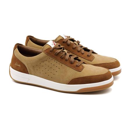 Мужские кеды Clarks Hero Air Lace 26152883, коричневые